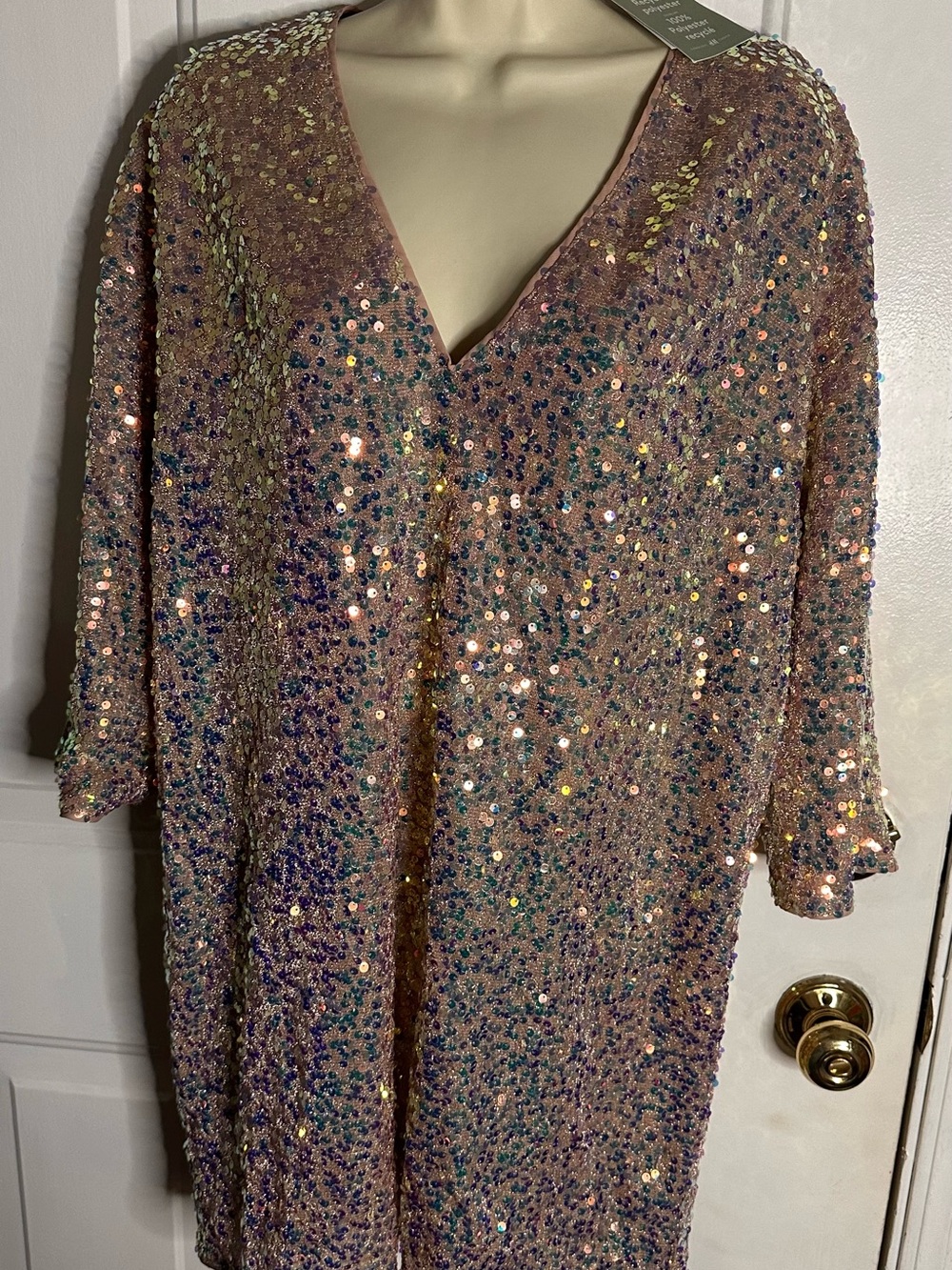 H&M Dusty Pink Lined Dress